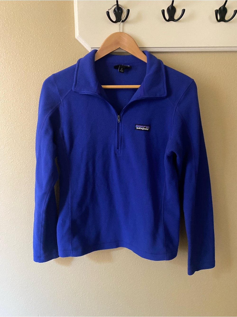 Patagonia Royal Blue Women's Quarter-Zip Fleece Pullover